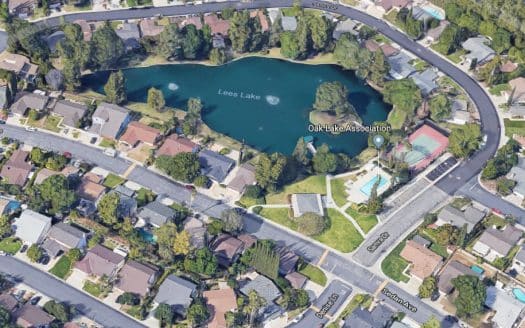 Hidden Lake in West Hills CA