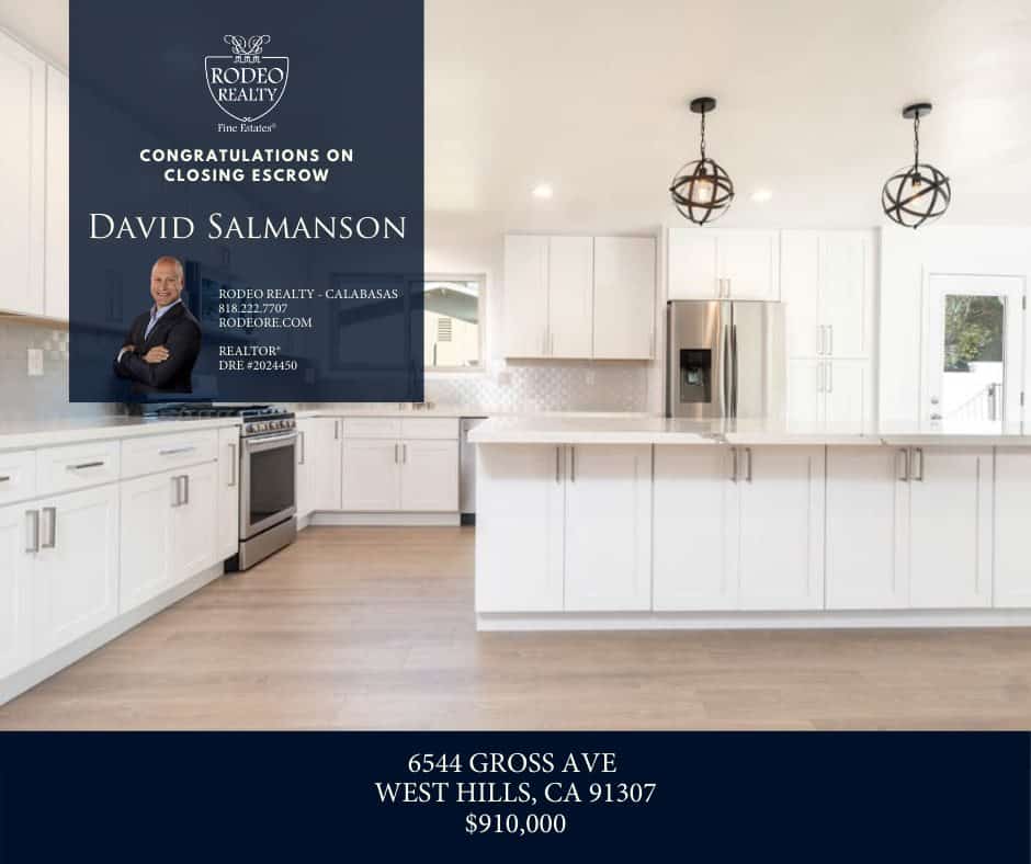 Congratulations to my sellers and buyers West Hills home sold!