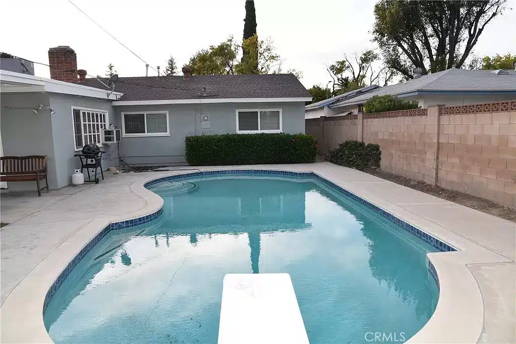 West Hills pool home before Remodel